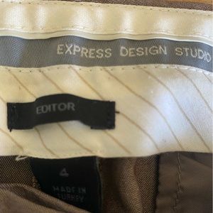 Express pants size 4 editor edition